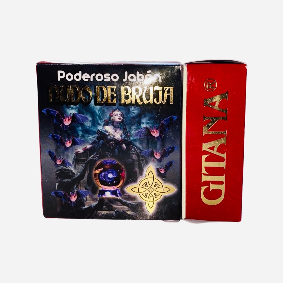 Jabon GITANA Nudo de Bruja Reversible - Witch's Knot Soap - limpia malas energias y Proteccion, clears bad energy and negativity