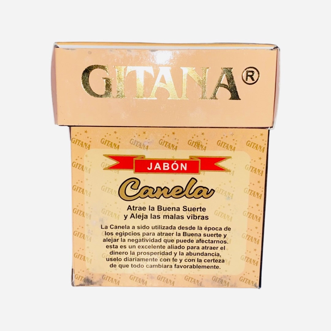 Jabon de Canela GITANA - Cinnamon Soap - Para Atraer la buena Suerte y alejar la negatividad, para Dinero y Prosperidad