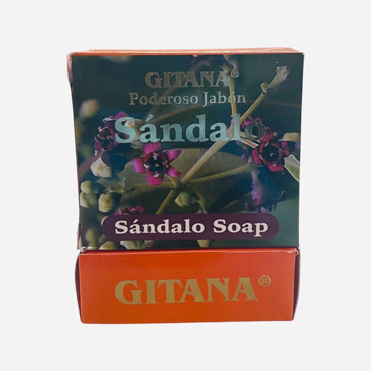 Jabon GITANA Sandalo - Sandalwood Soap - para alejar malos espiritus , limpias, alejar la negatividad, clear negativity