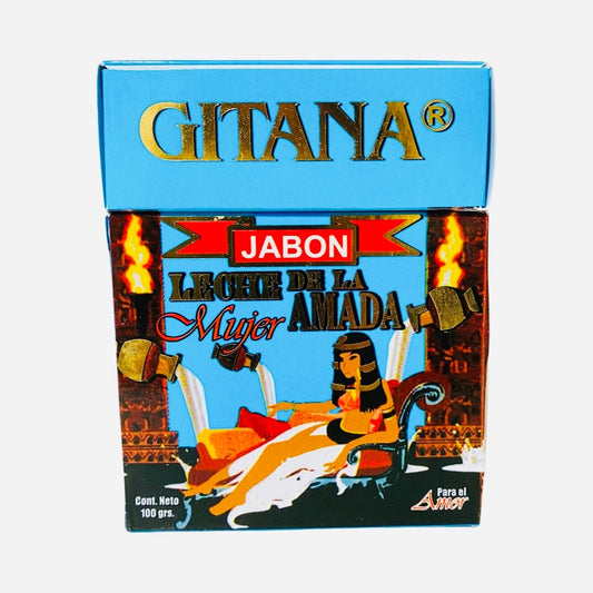 GITANA JABON Leche de la Mujer Amada Cleopatra Jabon de Leche de burra. Milk of the beloved Woman Soap