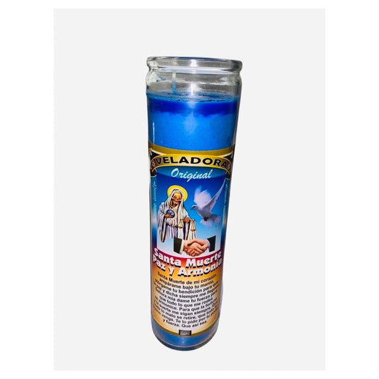 SANTA MUERTE Paz y Armonia Veladora / Holy Death Peace and Harmony Candle