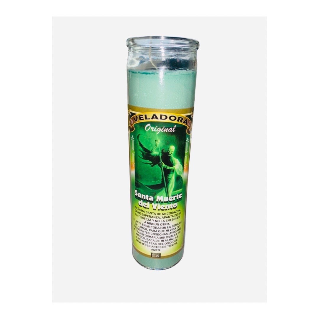 Santa Muerte del Viento Veladora / Holy Death From the Wind Candle Santisima Muerte