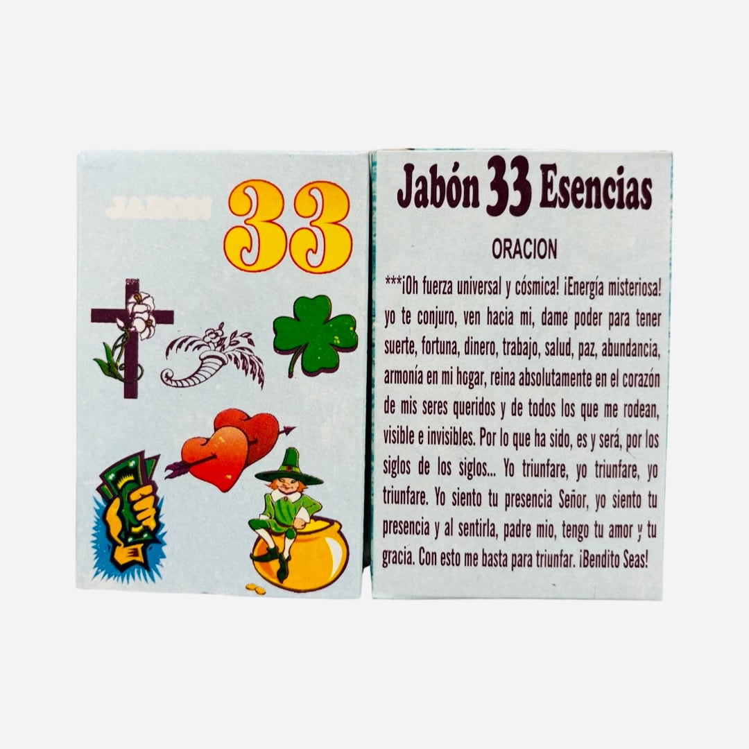 33 ESENCIAS JABON - 33 Essences Magic Soap Para Abundancia Dinero Amor