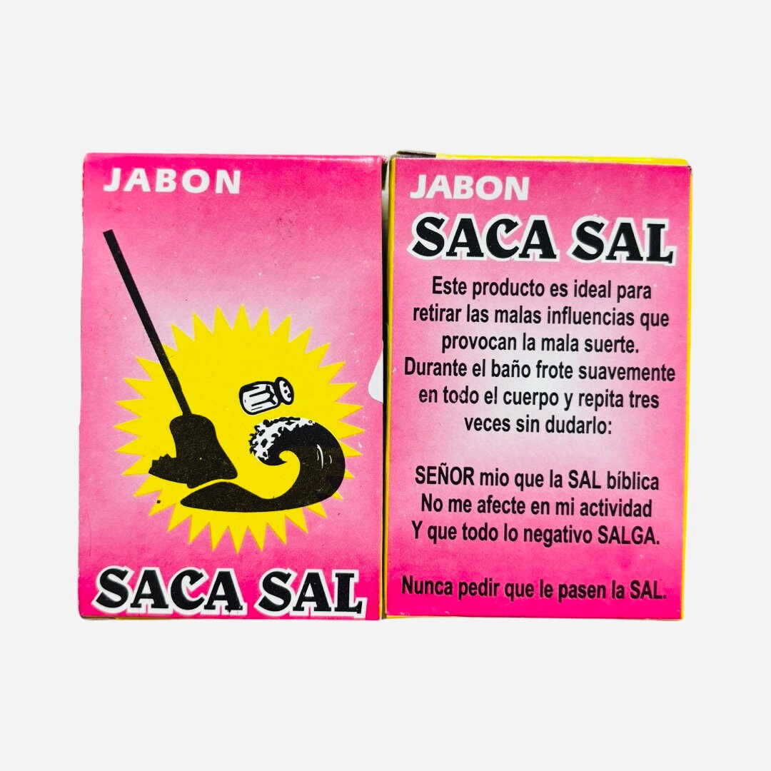 SACA SAL JABON Para Limpias Quita Negatividad y Salaciones Para buena Suerte