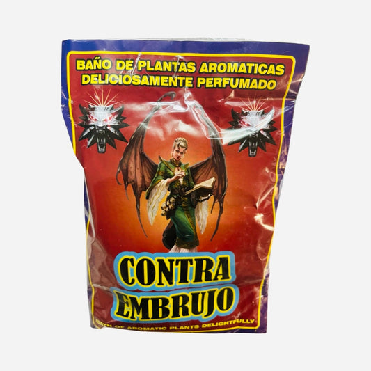 CONTRA EMBRUJO Baño de Plantas Para Limpias - Against Witchcraft and Jinxes Spiritual Cleanse Aromatic Plant Bath