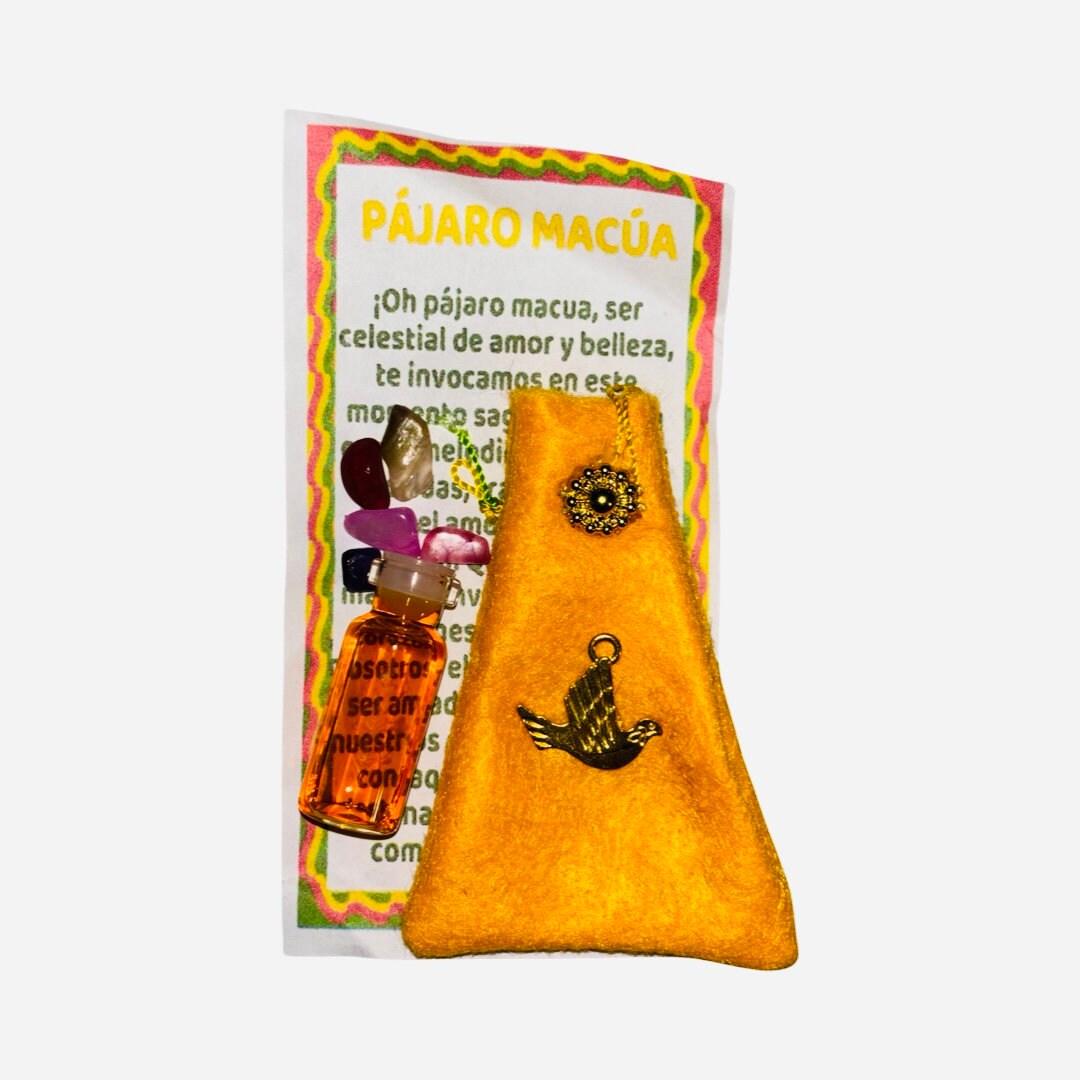 PAJARO MACUA Amuleto Para Abundancia y Prosperidad Amulet Charm