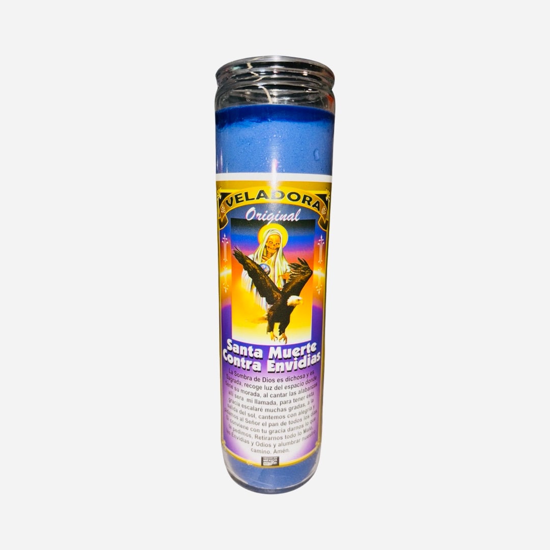 SANTA MUERTE Contra Envidia Veladora Preparada - Holy Death Against Envy Fixed Candle