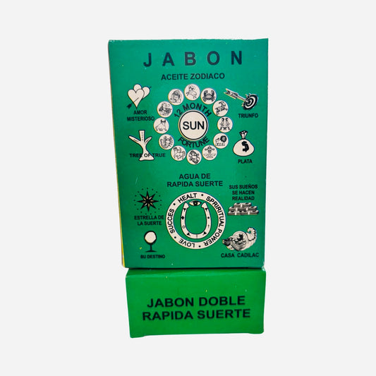 DOBLE SUERTE RAPIDA Jabon - Double Fast Luck Soap Para Dinero Suerte Amor Abundancia