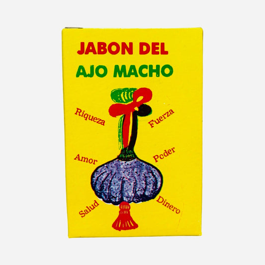 AJO MACHO JABON - Male Garlic Soap Para Riqueza, Amor, Dinero y Abundancia