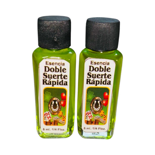 2PACK- Doble Suerte Rapida Esencia Esoterica - Double Fast Luck Mystic Essence Para Buena Suerte