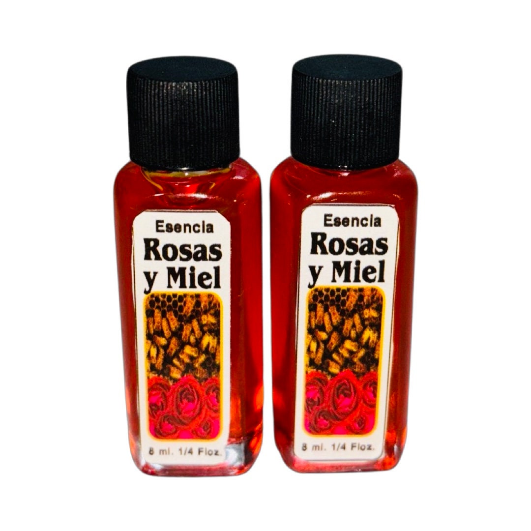 2PACK- Rosas y Miel Esencia Esoterica - Roses and Honey Mystic Essence Para el Amor