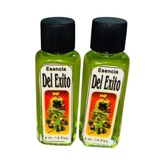 2PACK- DEL EXITO Esencia Esoterica - Success Mystical Essence Para Buena Suerte y Fortuna