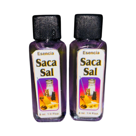 2PACK- Saca Sal Esencia Esoterica Para La Buena Suerte y Fortuna