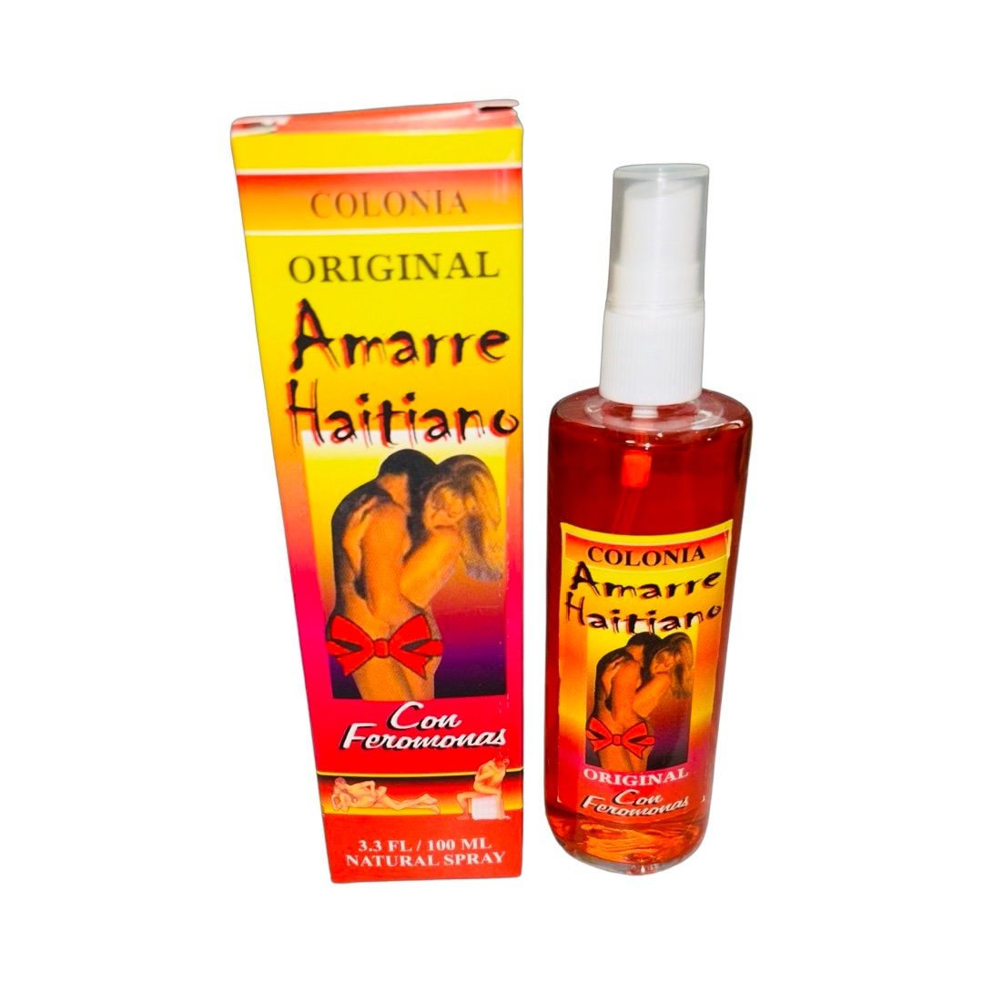 Amarre Haitiano Perfume Colonia Esoterica- Haitian Love Bind Spell Cologne Para Amarrar y Enamorar