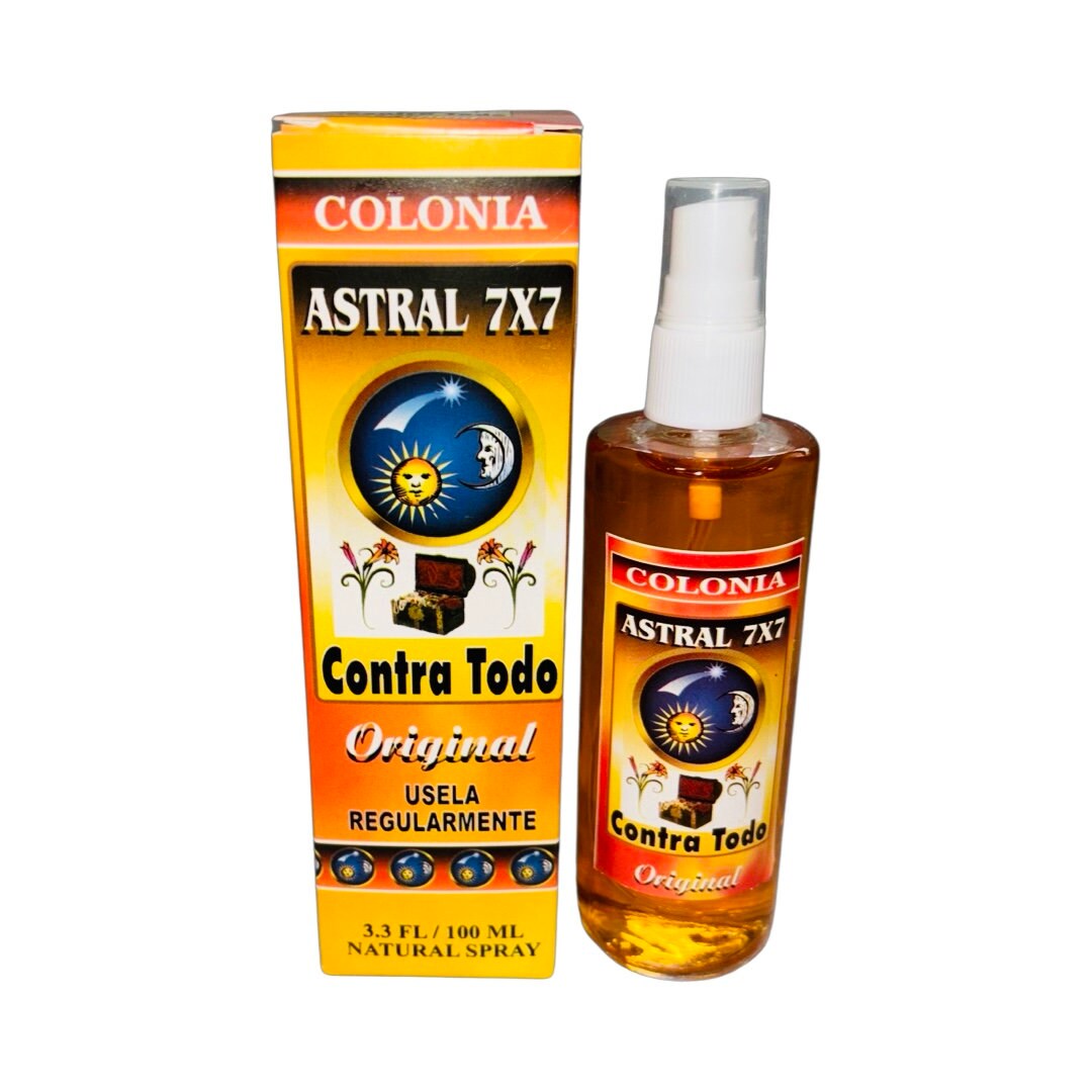 Astral 7x7 Contra Todo Perfume Colonia Esoterica- Astral 7x7 Against All Cologne Quita Obstaculos Abre Camino