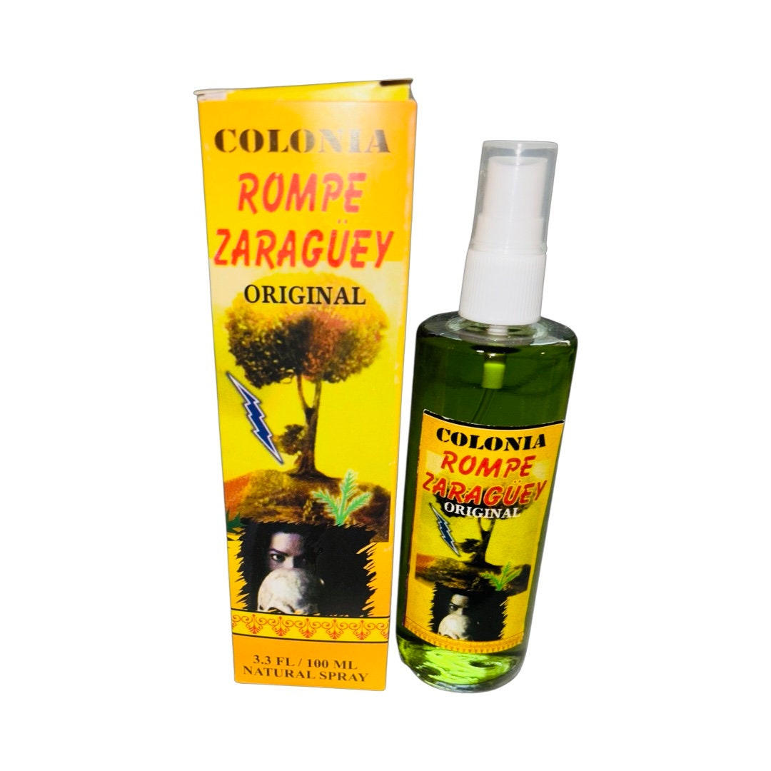 ROMPE ZARAGUEY Perfume Colonia Esoterica- Destroy Black Magic Mystic Cologne Para Eliminar Dificultades y Negatividad