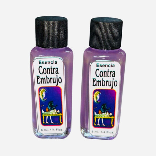 2PACK- CONTRA EMBRUJO Esencia Esoterica - Spell Breaker Mystic Essence Limpias Rompe Hechizo