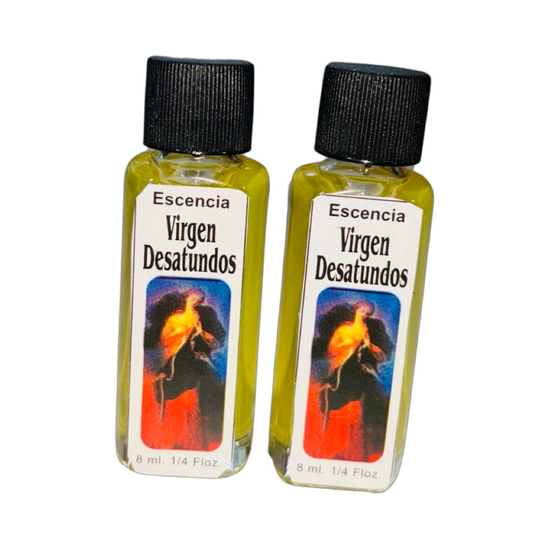 2PACK- VIRGEN DESATANUDOS Esencia Esoterica Limpia Aura Virgen Desata Nudos