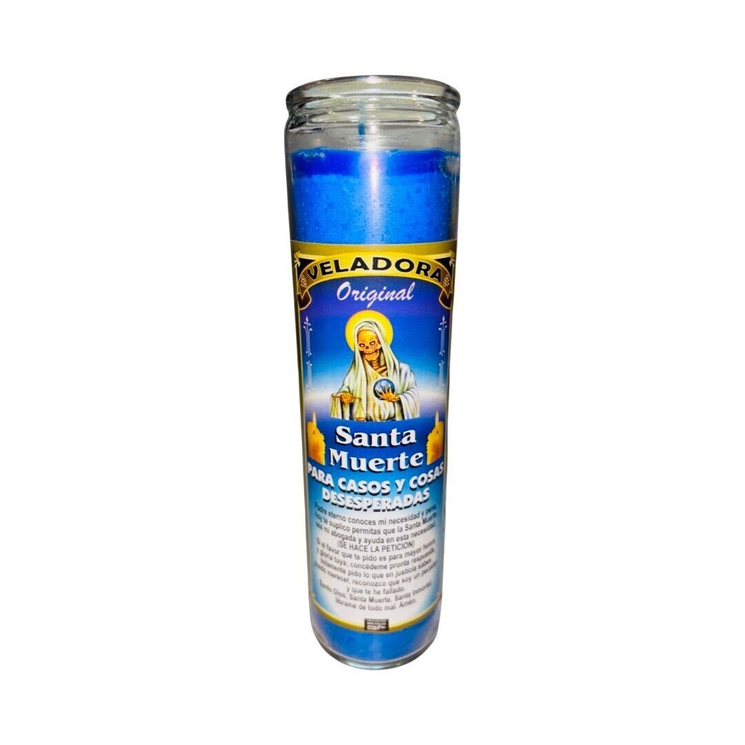 Santa Muerte Para Casos y Cosas Desesperadas Veladora - Holy Death for Desperate Cause Fixed Candle