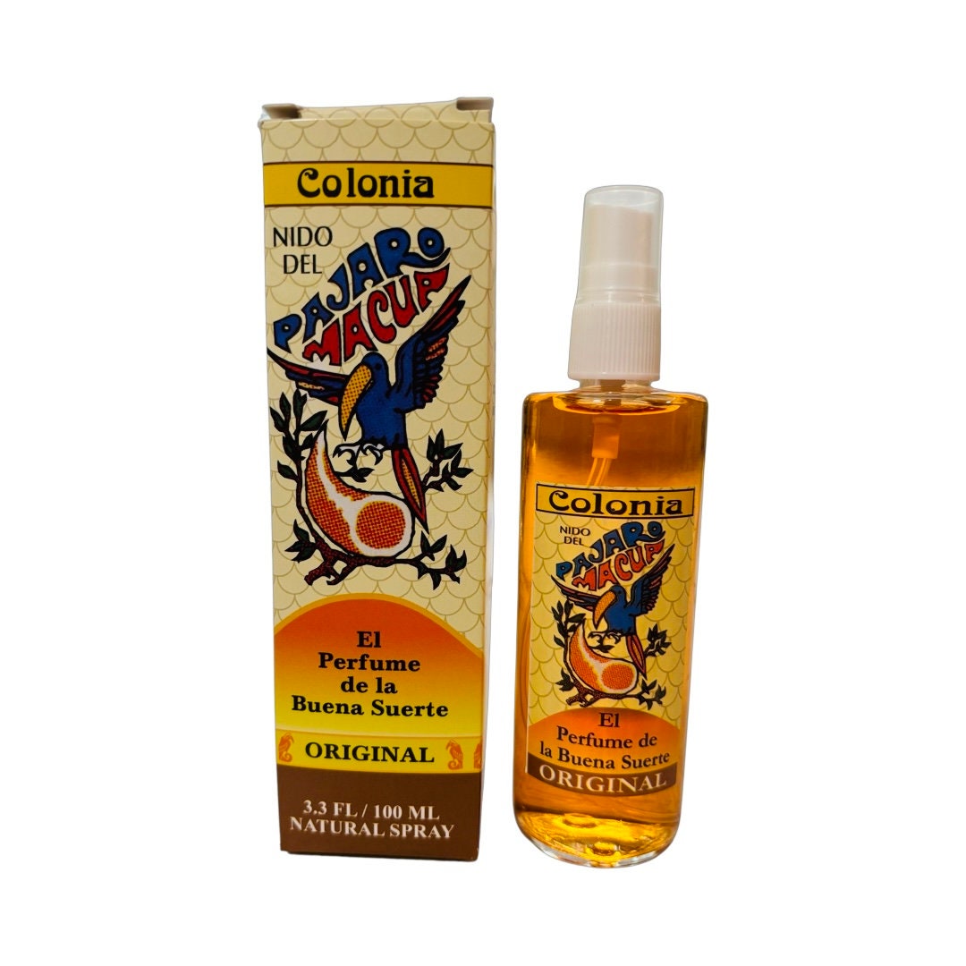 PAJARO MACUA Perfume Colonia Espiritual - Macaw Bird Cologne Spell Wicca Perfume