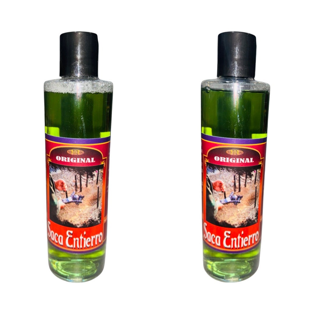 SACA ENTIERRO Agua Espiritual con Agua Bendita Para Limpias Despojos Rompe Brujeria