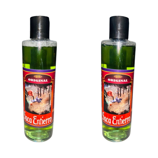 SACA ENTIERRO Agua Espiritual con Agua Bendita Para Limpias Despojos Rompe Brujeria