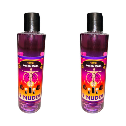 7 NUDOS Agua Espiritual Para Limpias Contra Hechizo Brujeria - 7 Knots Spiritual Water Against Witchcraft Hexes