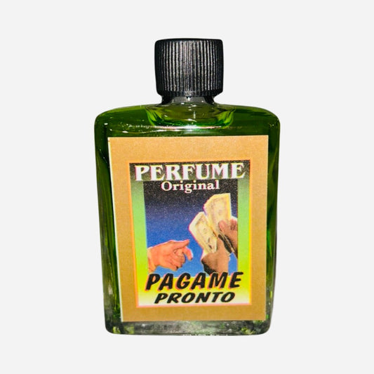 PAGAME PRONTO Perfume Esoterico - Pay Me Fast Spiritual Cologne Para que le Paguen su Dinero