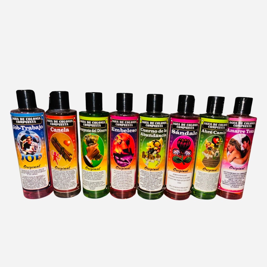 SANTA MUERTE DESTRANCADERA Agua de Colonia Compuesta Espiritual Para Abrir Caminos Quitar Obstaculos Abundancia