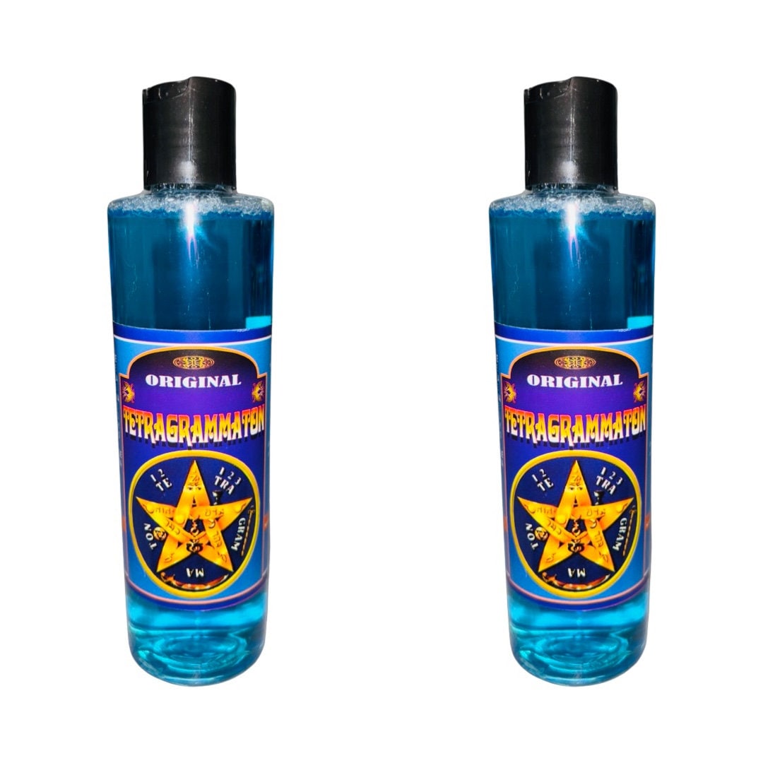 Tetragrammaton Agua Espiritual Para Limpias Rompe Brujeria Proteccion - Tetragrammaton Spiritual Water Protection