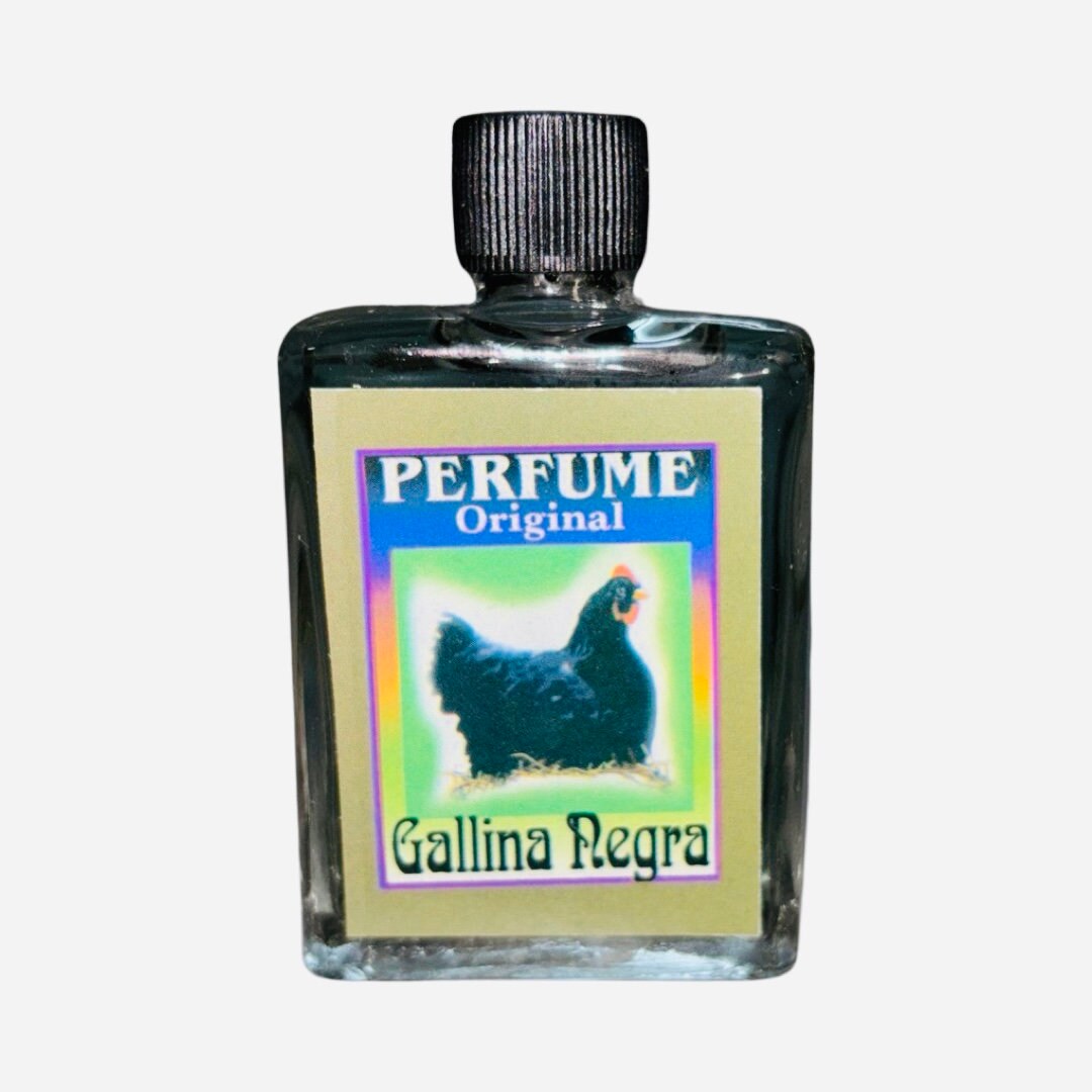 GALLINA NEGRA - Black Hen Chicken Perfume Colonia Esoterica Para Limpias Quita Mal de Ojo