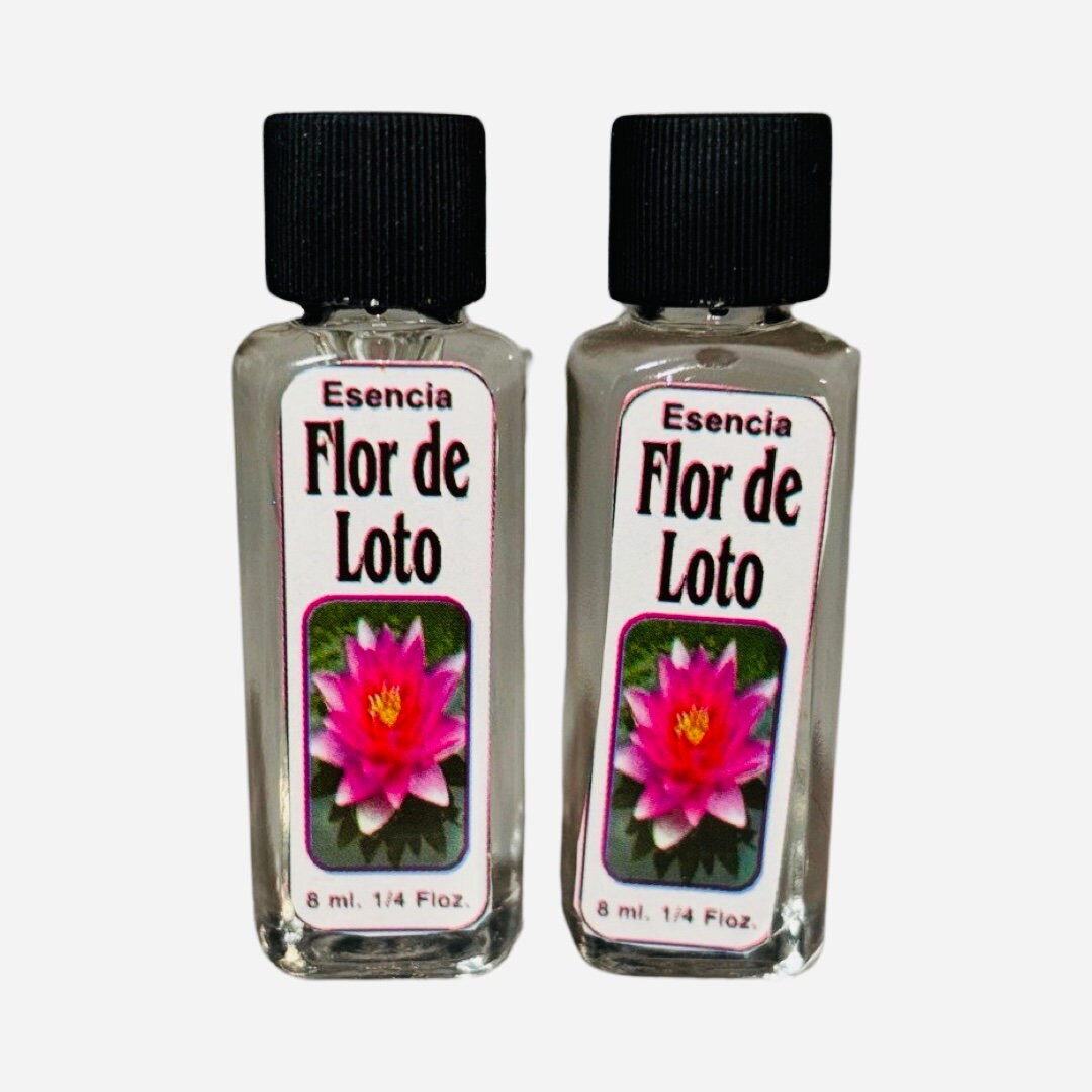 2PACK- FLOR de LOTO Esencia Espiritual - LOTUS Flower Spell Spiritual Essence