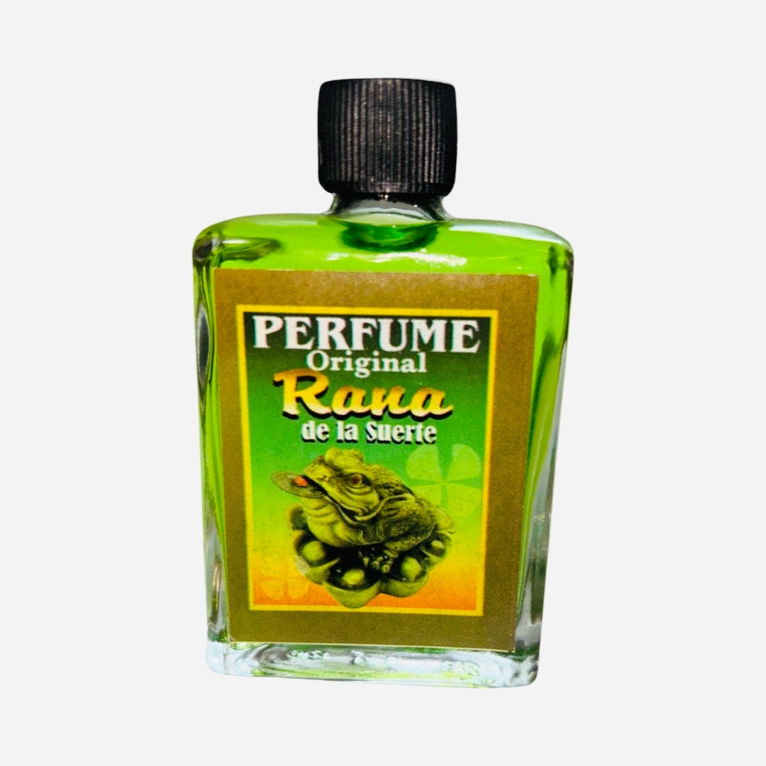 Rana de la Suerte - Lucky Frog Perfume Esoterico Para buena Suerte Abundancia, Good Luck Abundance Spiritual Cologne