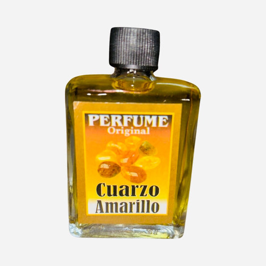 CUARZO AMARILLO Perfume Esoterico Para Buena Suerte y Exito Abundancia Colonia