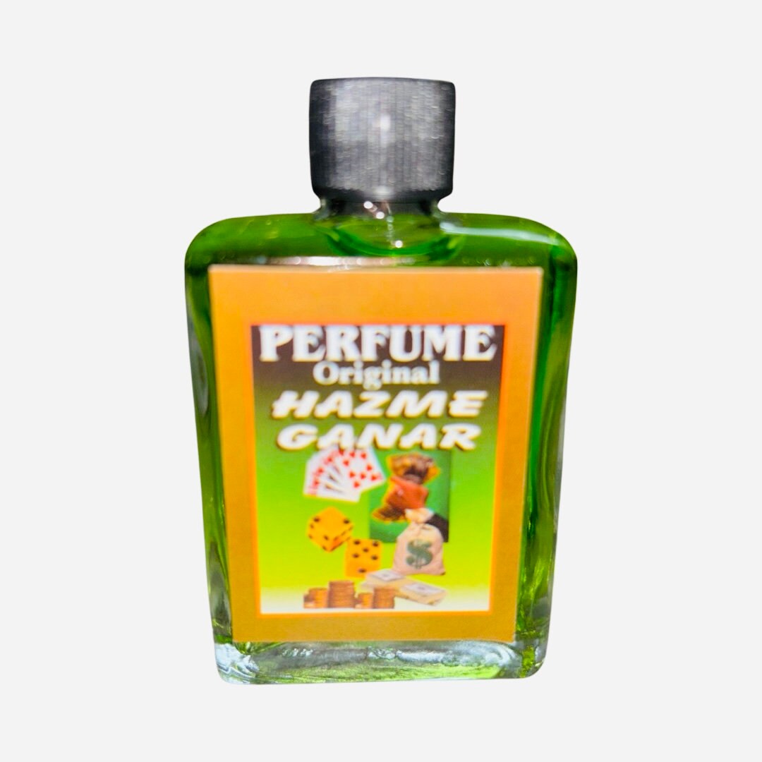 HAZME GANAR Perfume Esoterico - Make me Win Spiritual Cologne. Buena Suerte en Juegos de Loteria, Good Luck for Gambling.