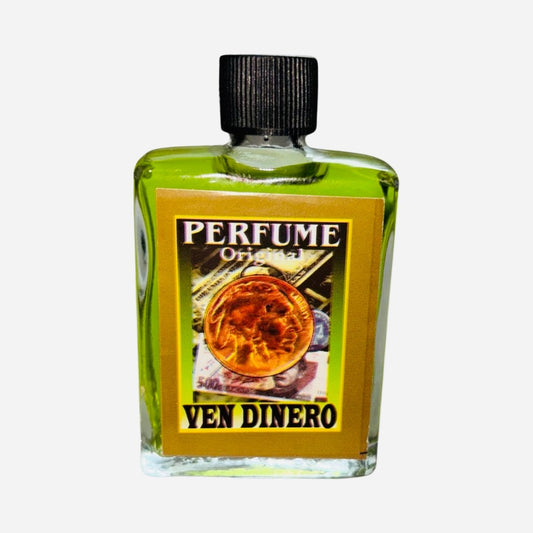 VEN DINERO - MONEY Come to Me Perfume Esoterico, Para Abundancia Riqueza Prosperidad Spiritual Cologne