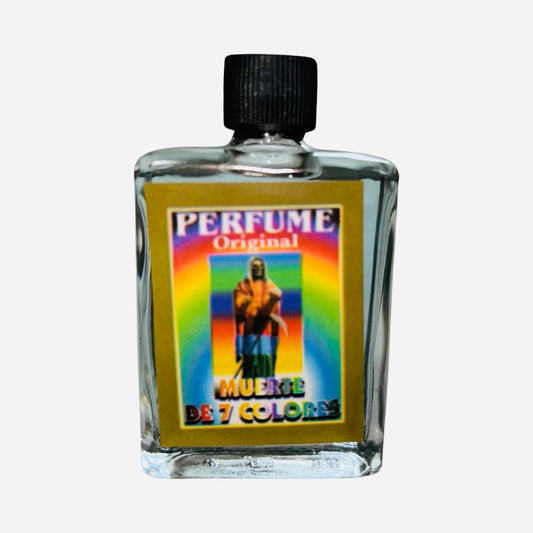 SANTA MUERTE 7 COLORES - Holy Death 7 Colors Perfume Esoterico Spiritual Cologne Santisima Muerte