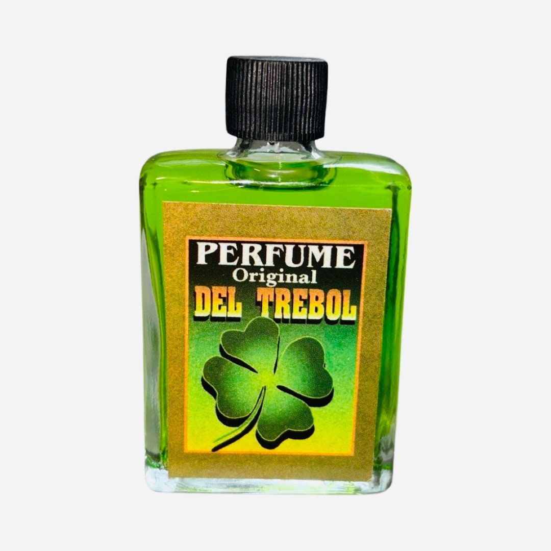 DEL TREBOL Perfume Esoterico Para Buena Suerte y Abundancia - Trebol Spiritual Cologne For Good Luck