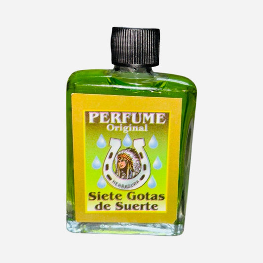 7 GOTAS DE SUERTE Perfume Esoterico - 7 Lucky Drops Spiritual Cologne Para Buena Suerte Dinero Prosperidad