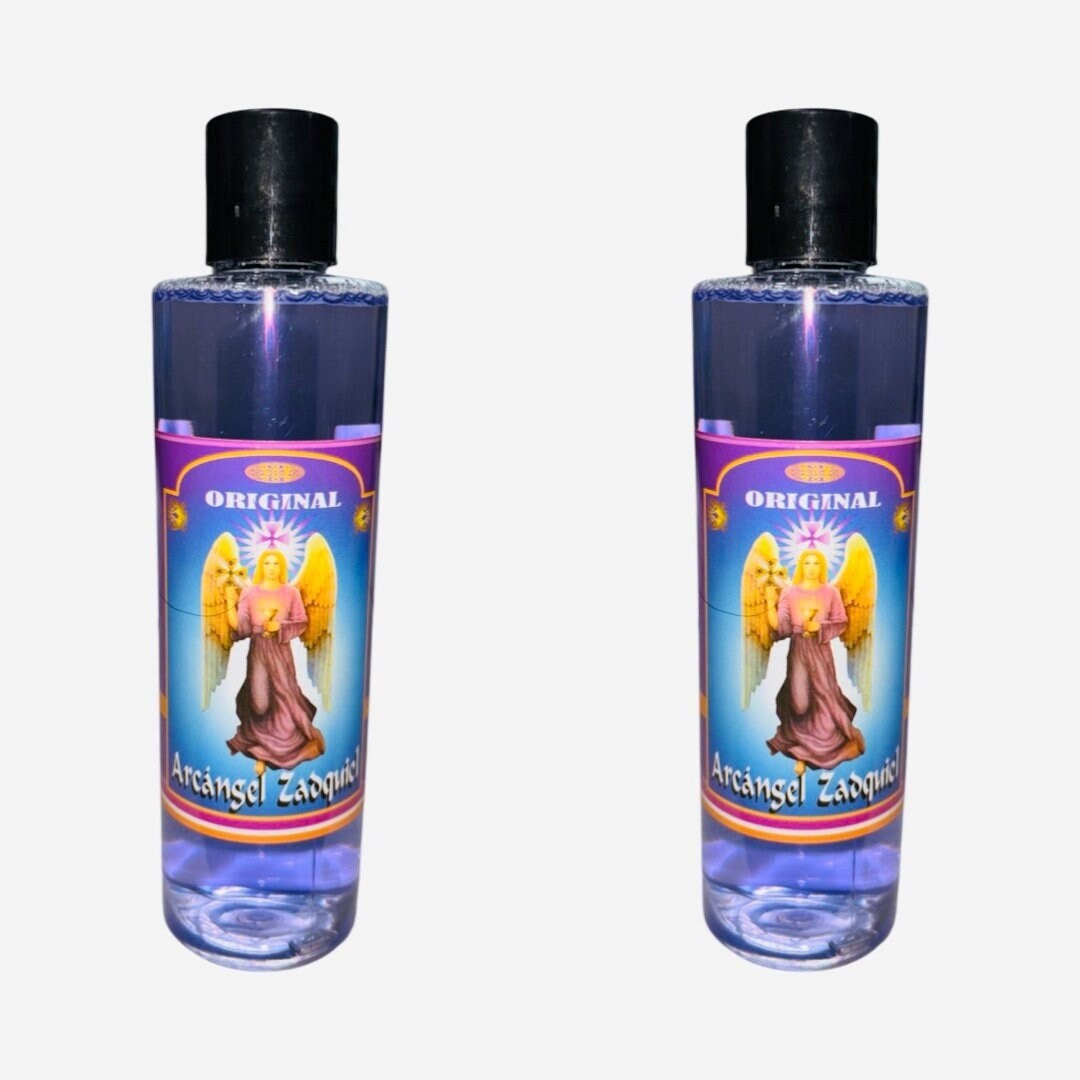 ARCANGEL ZADQUIEL Agua Espiritual Para Limpias Baños - ZADQUIEL Archangel Spiritual Water