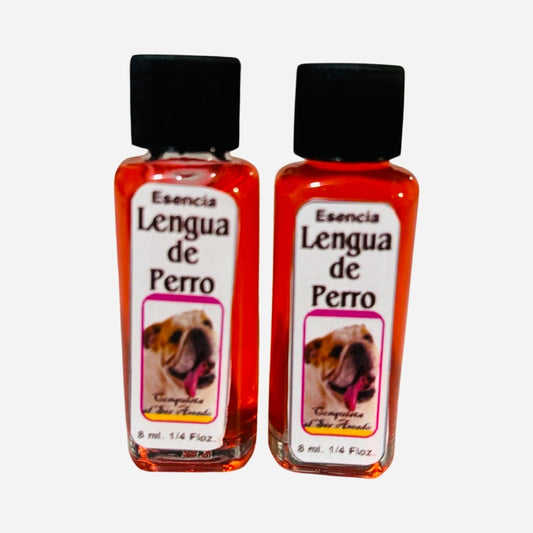 2PACK- Lengua de Perro Esencia Esoterica con Feromonas Para Amor y Atraer