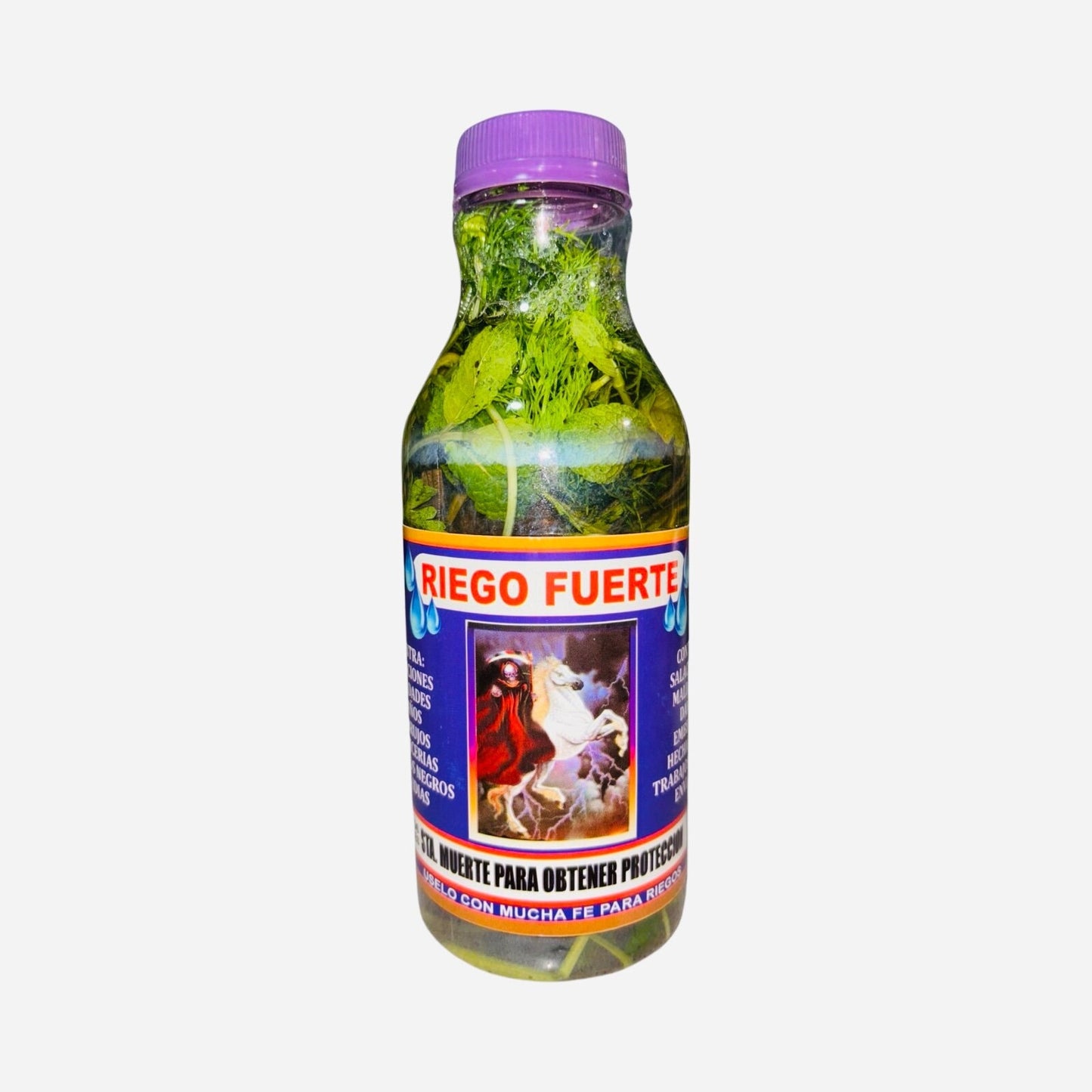 RIEGO FUERTE Santa Muerte Para Obtener Proteccion Para Limpias Contra Daños Envidias Salaciones Brujeria Floor Wash Holy Death Protection