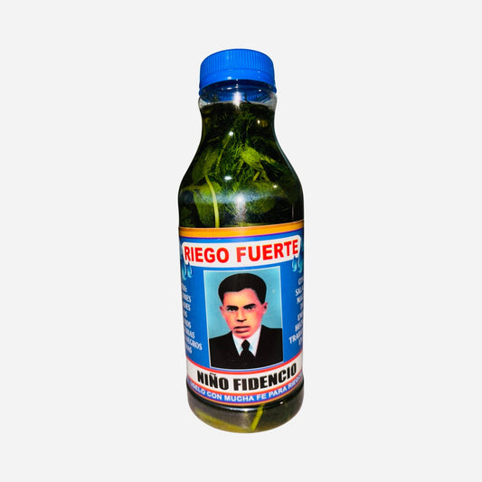 RIEGO FUERTE Niño Fidencio Para Limpias Corta Daños Quita Maldicion Floor Wash Home Energy Cleanse