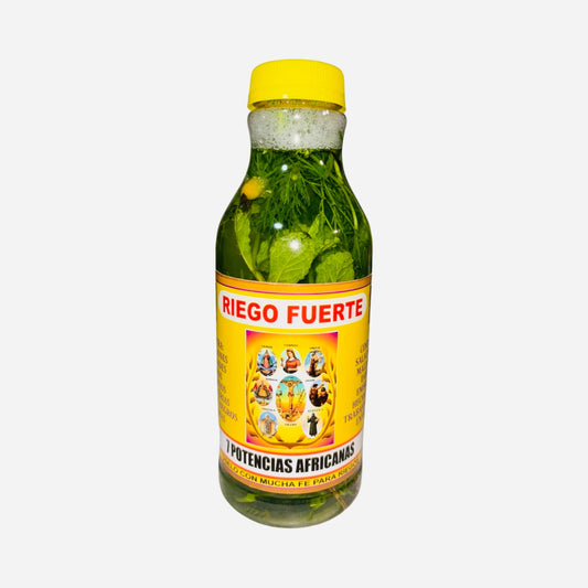 RIEGO FUERTE 7 Potencias Africanas Para Limpias Buena Suerte Abre Camino Floor Wash 7 African Powers Energy Cleanse